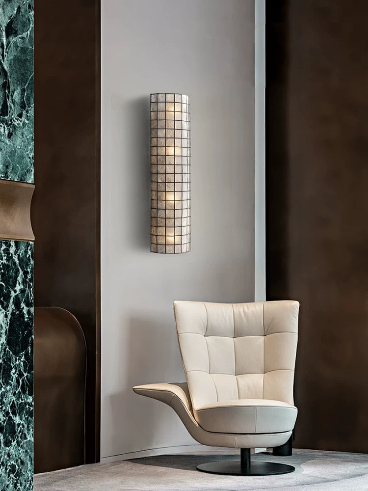 Nacre Shell Wall Sconce