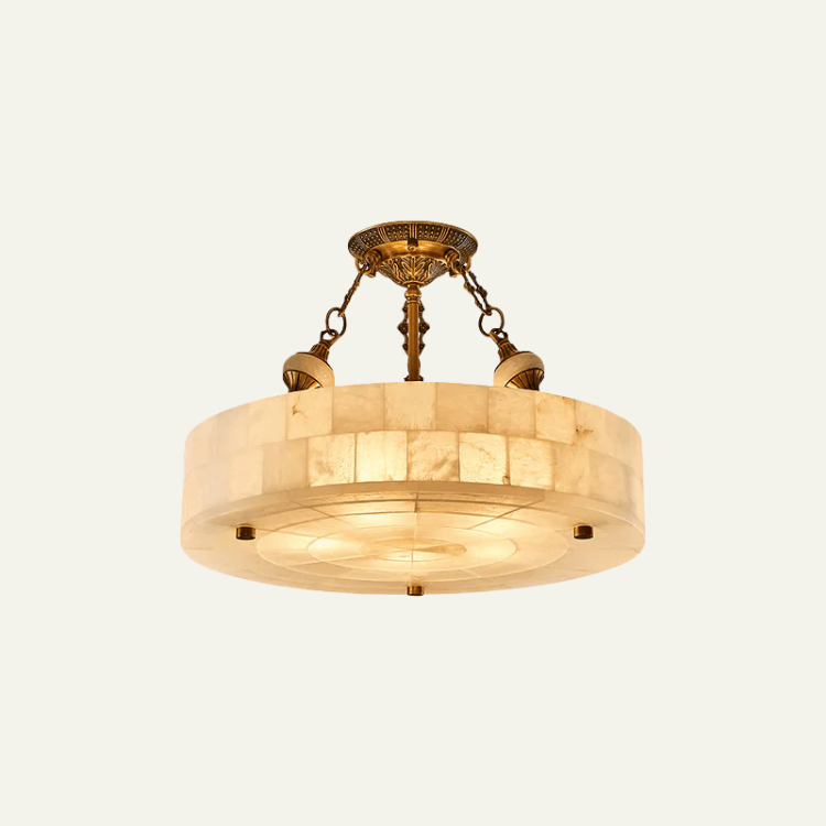 Luciana Alabaster Ceiling Light