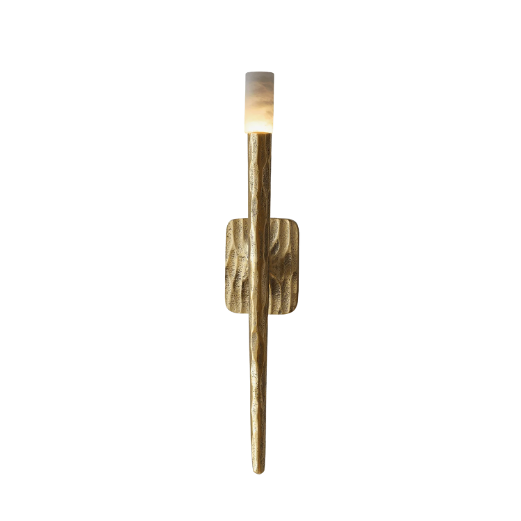 Volterra Fluted Alabaster Sconce