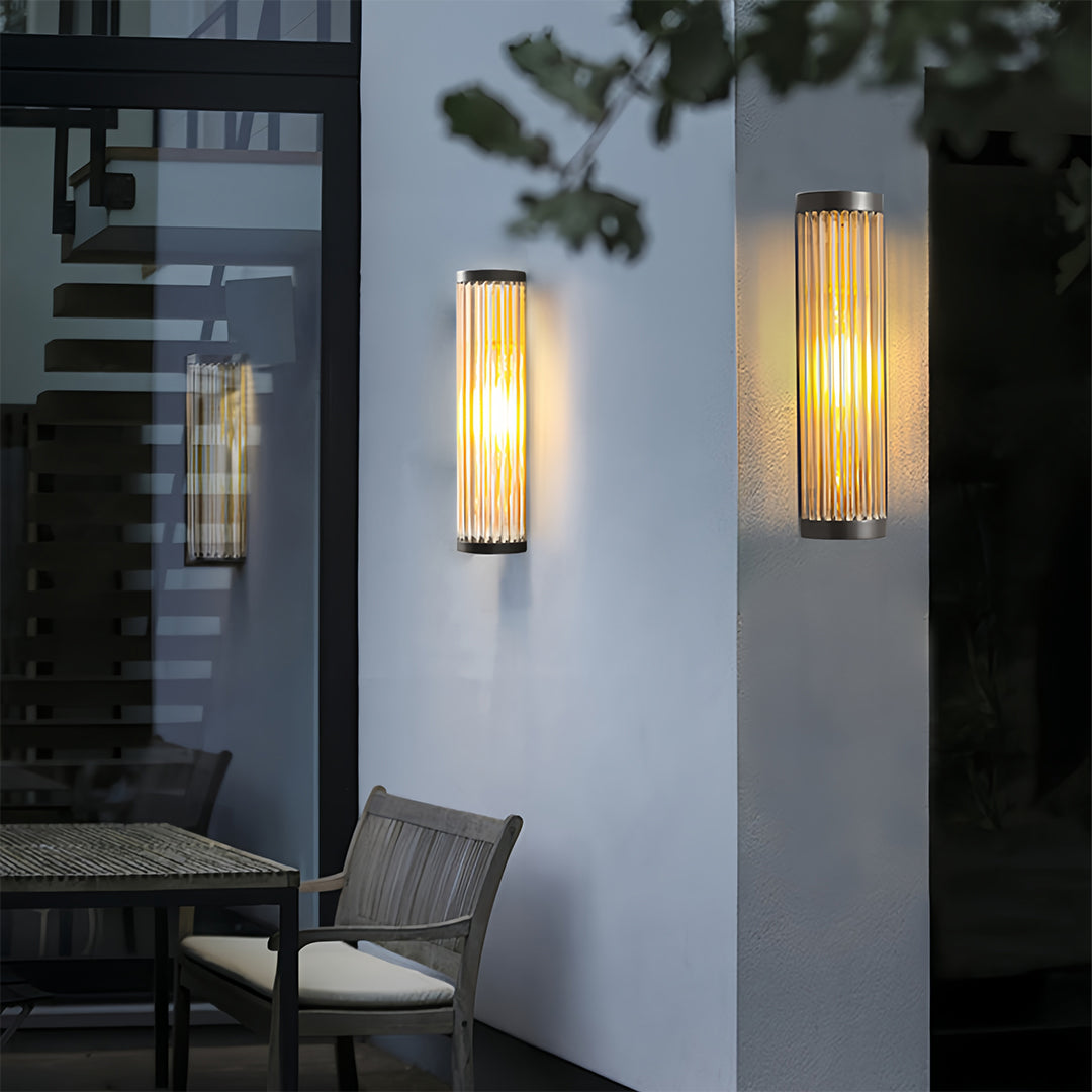 Outdoor Wall Led Light Outdoor Elegant Cylinder Waterproof Garden Lamp