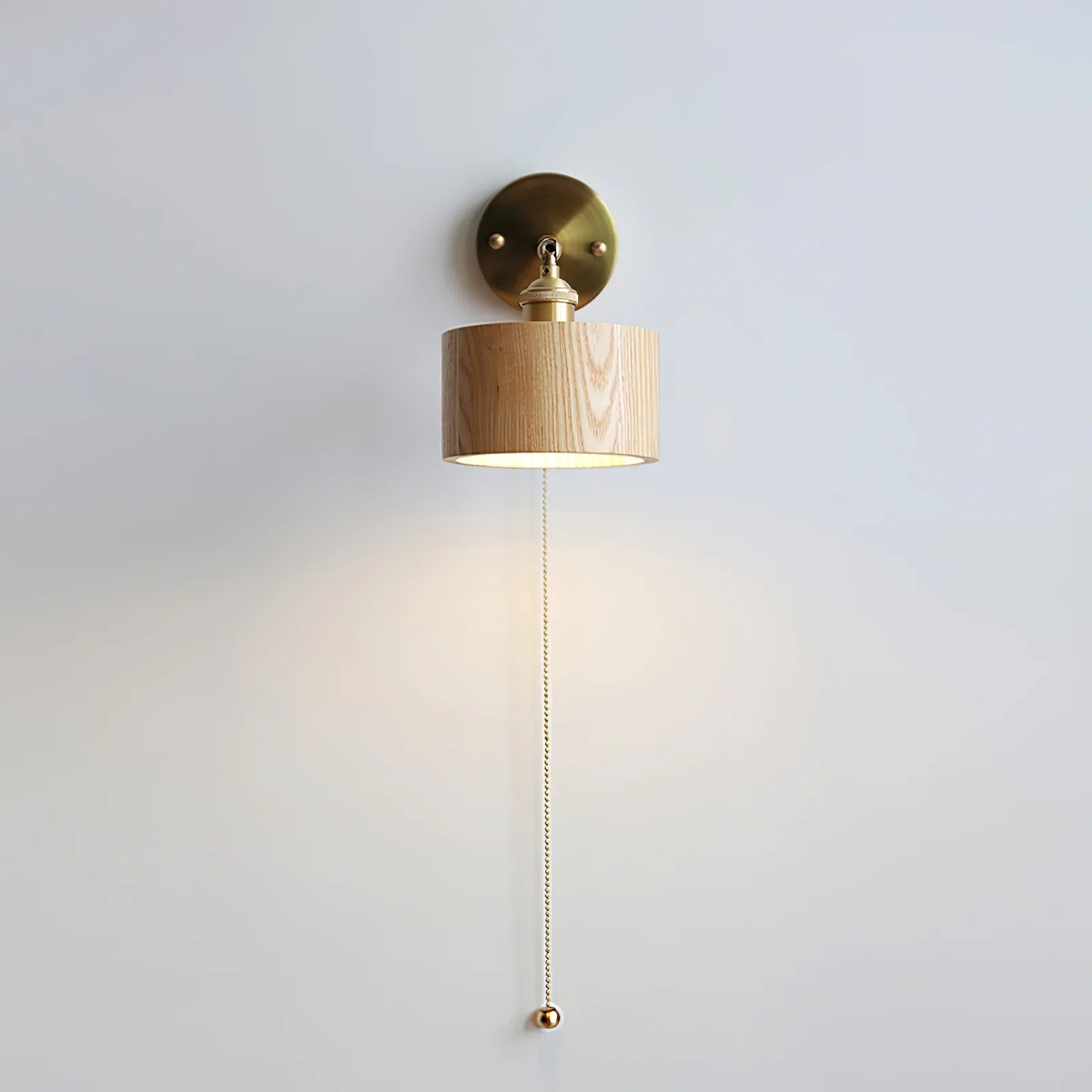 Rotatable Wooden Wall Lamp
