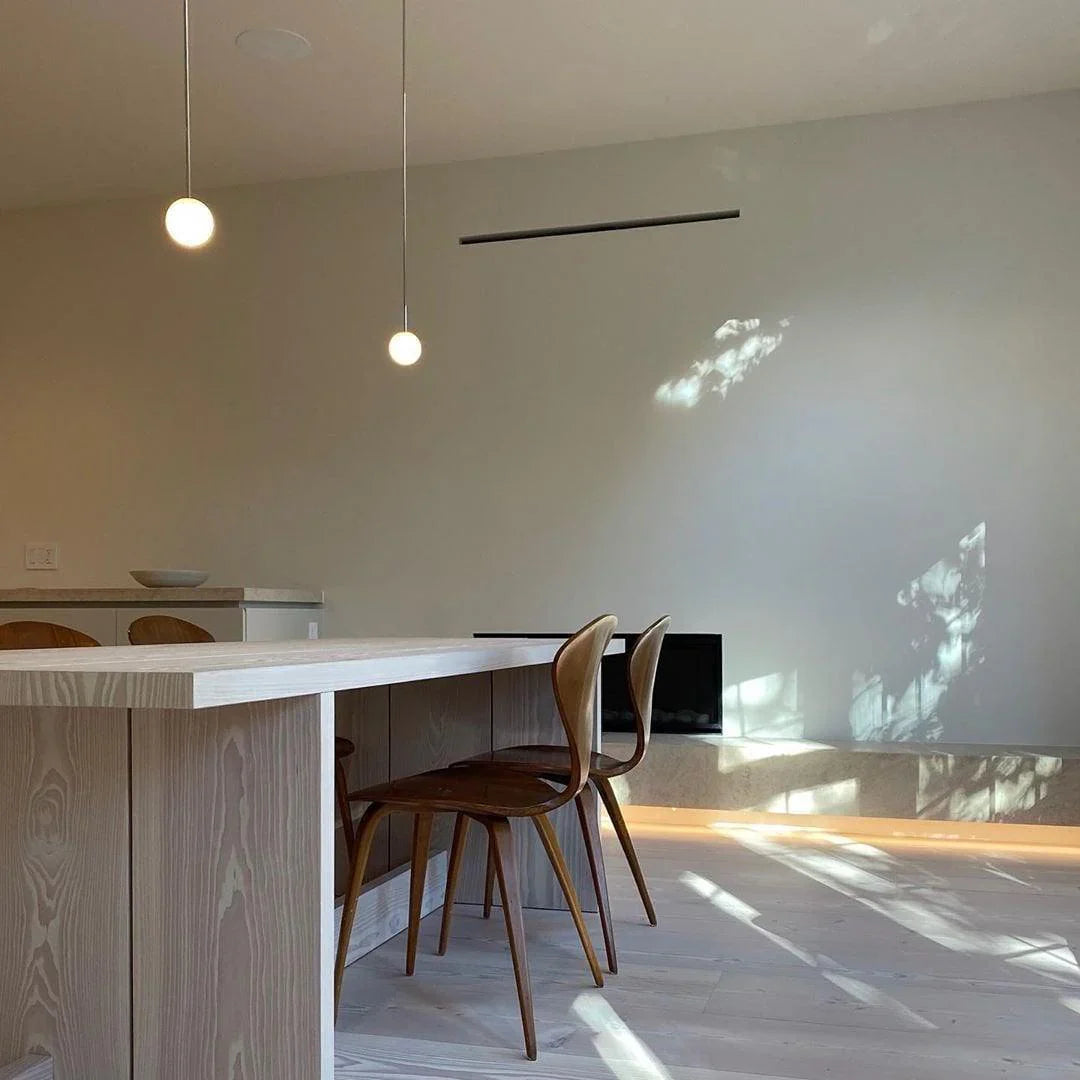 Brass Architectural Pendant Light