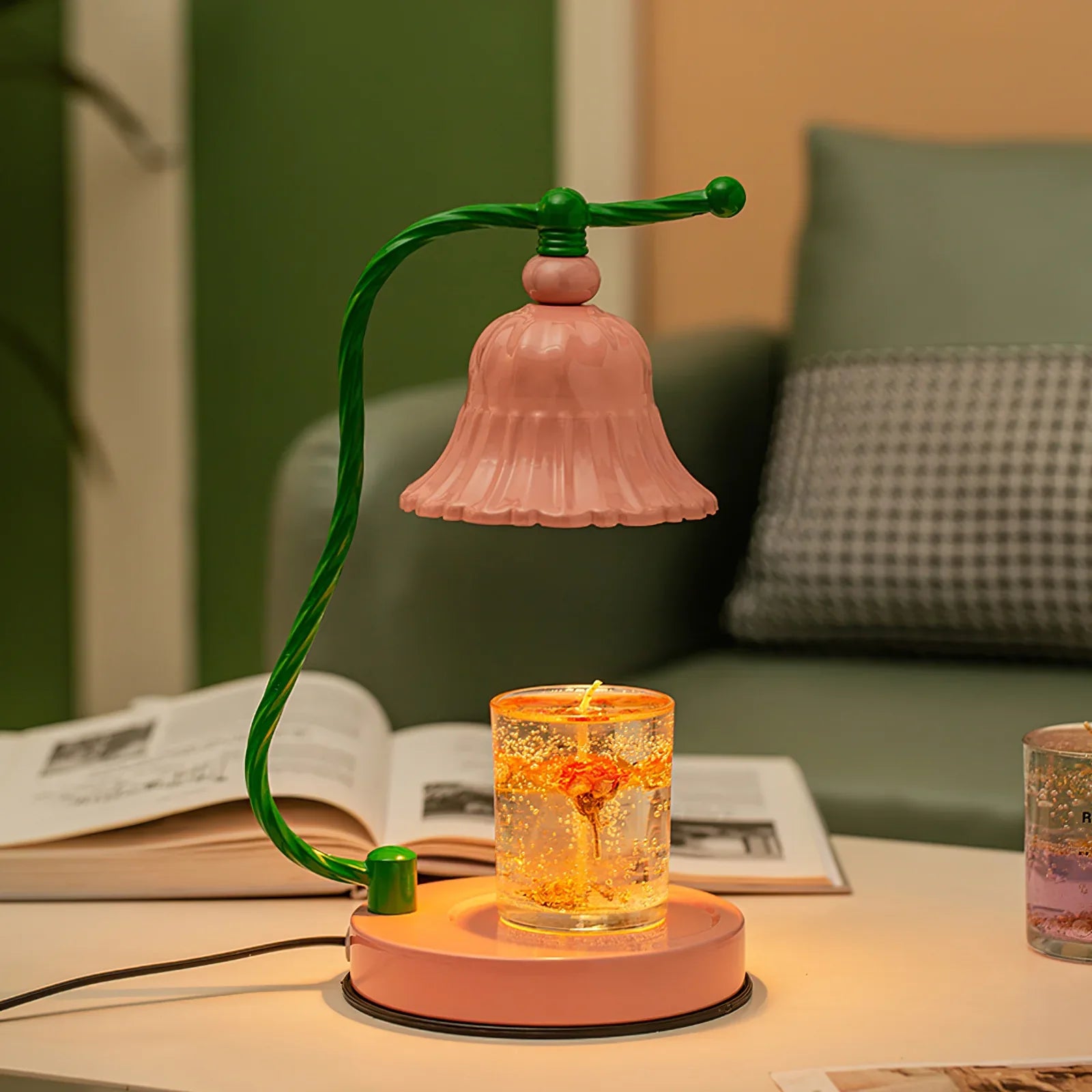 Pink Candle Warmer Lamp