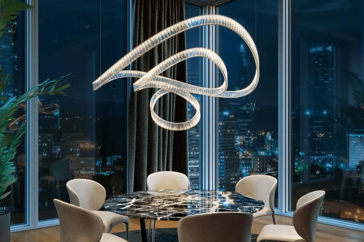 Spiral Customized Chandelier