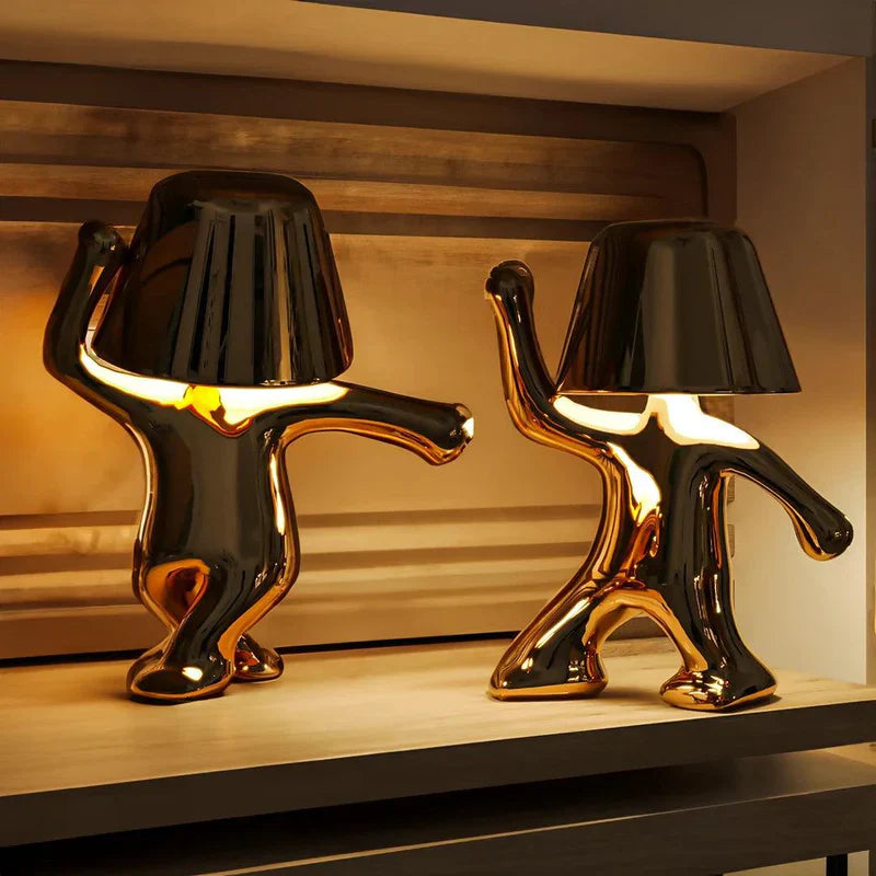 Golden Brother Lamp