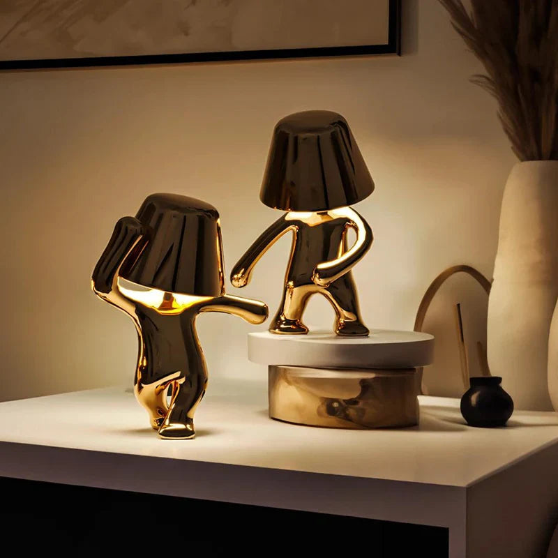 Golden Brother Lamp