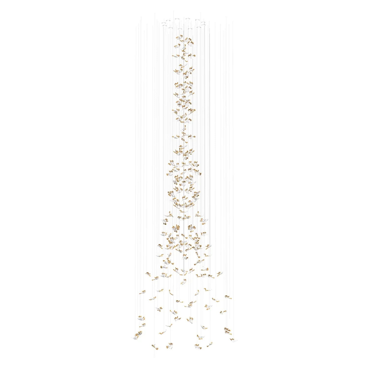Frosted Petals Frozen Chandelier