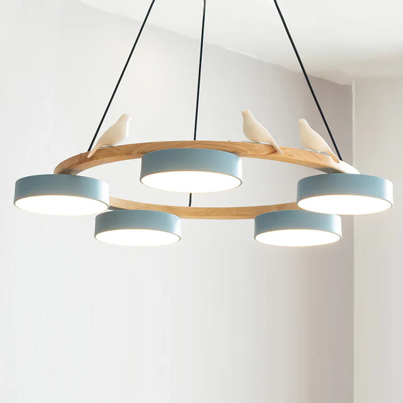 Sienna Bird Round Chandelier