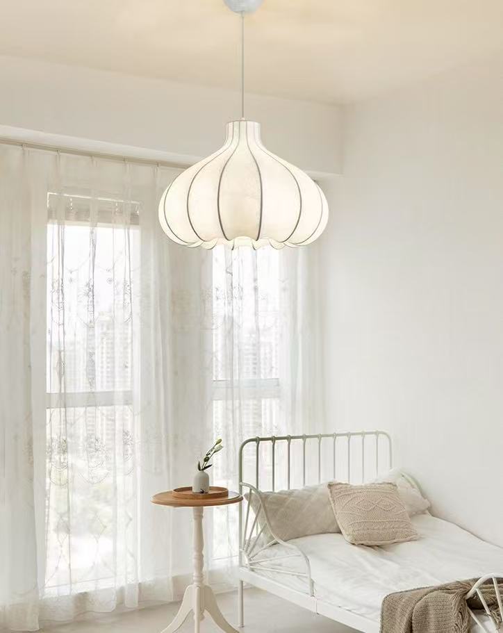 Onion Bubble Silk Pendant Lamp M434