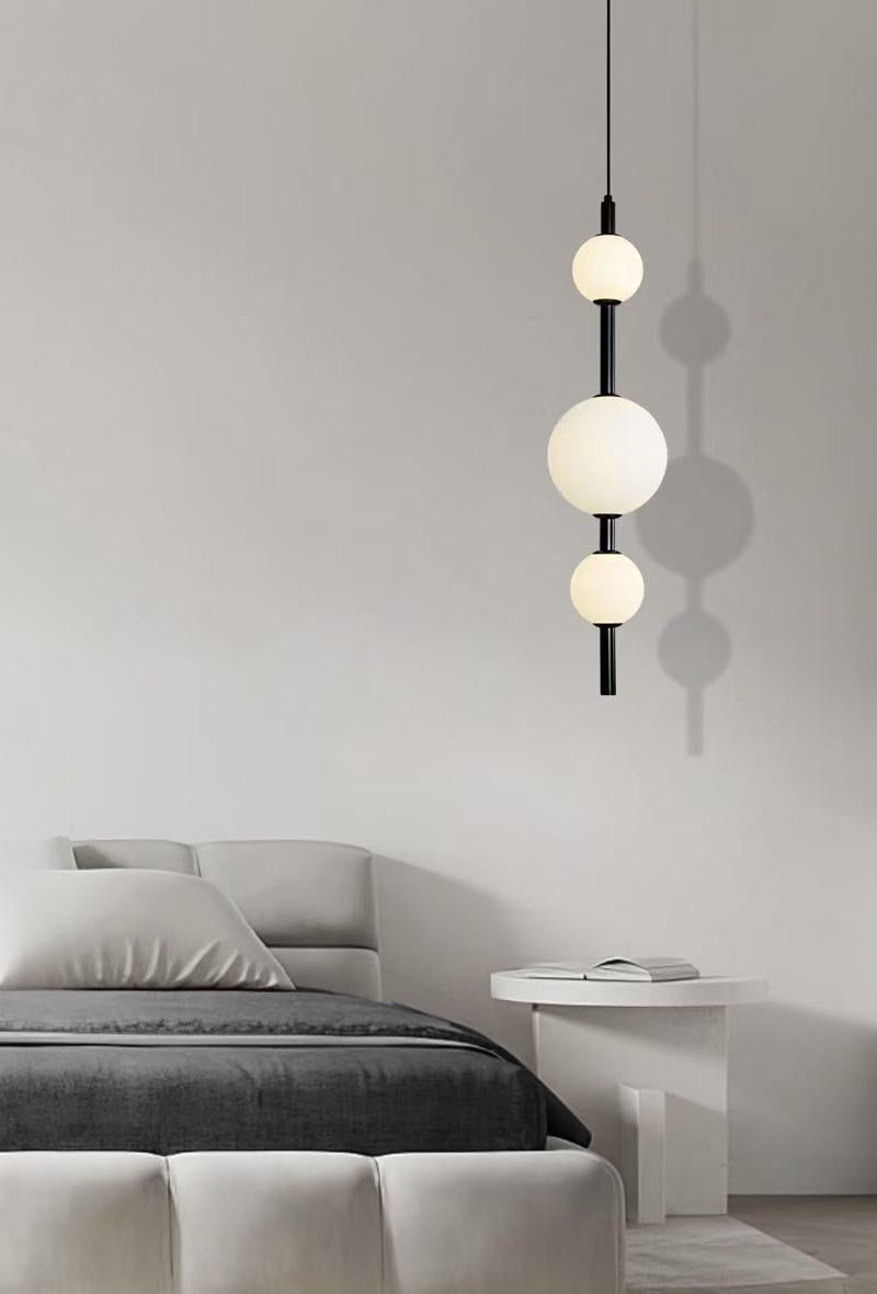 Vertical Glass Pendant Light