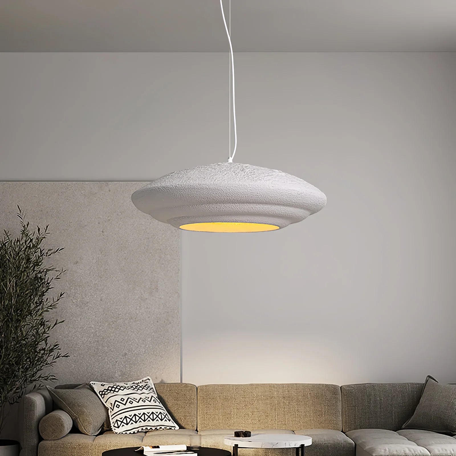 Wabi Sabi Resin Pendant Lamp