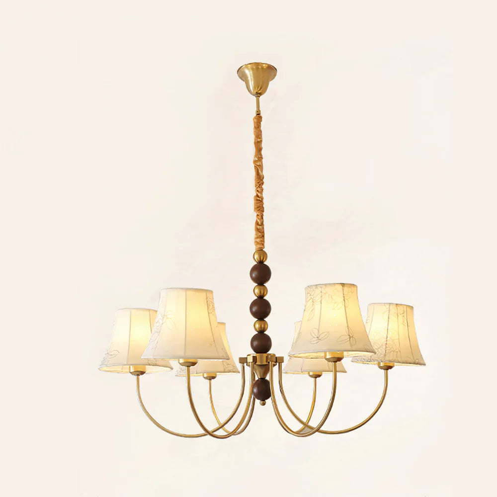 Orchid Fabric Chandelier