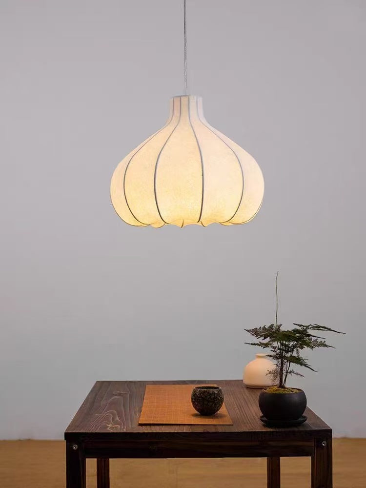 Onion Bubble Silk Pendant Lamp M434