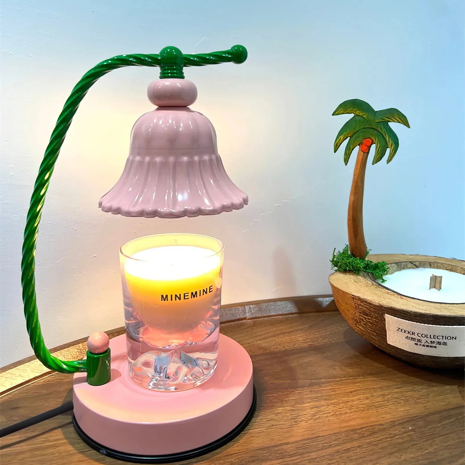 Pink Candle Warmer Lamp