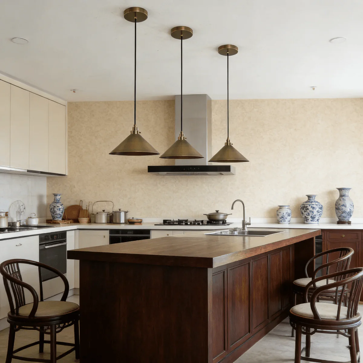 Atacama Tapered Copper Pendant