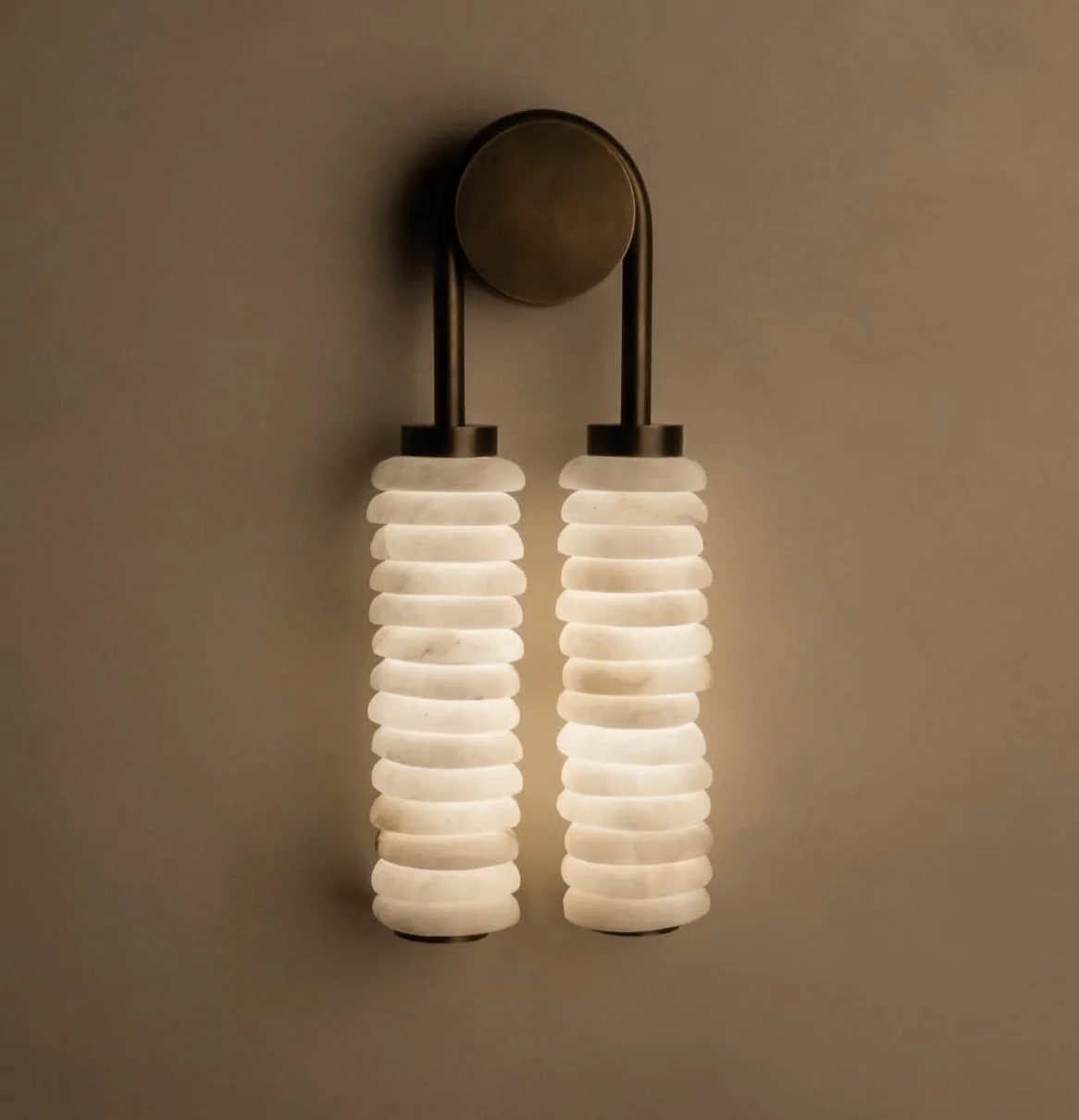 Alabaster Wall Sconce
