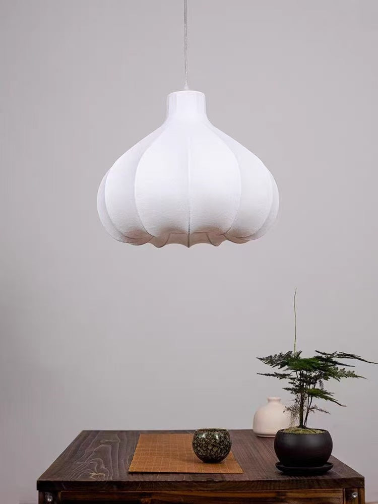 Onion Bubble Silk Pendant Lamp M434