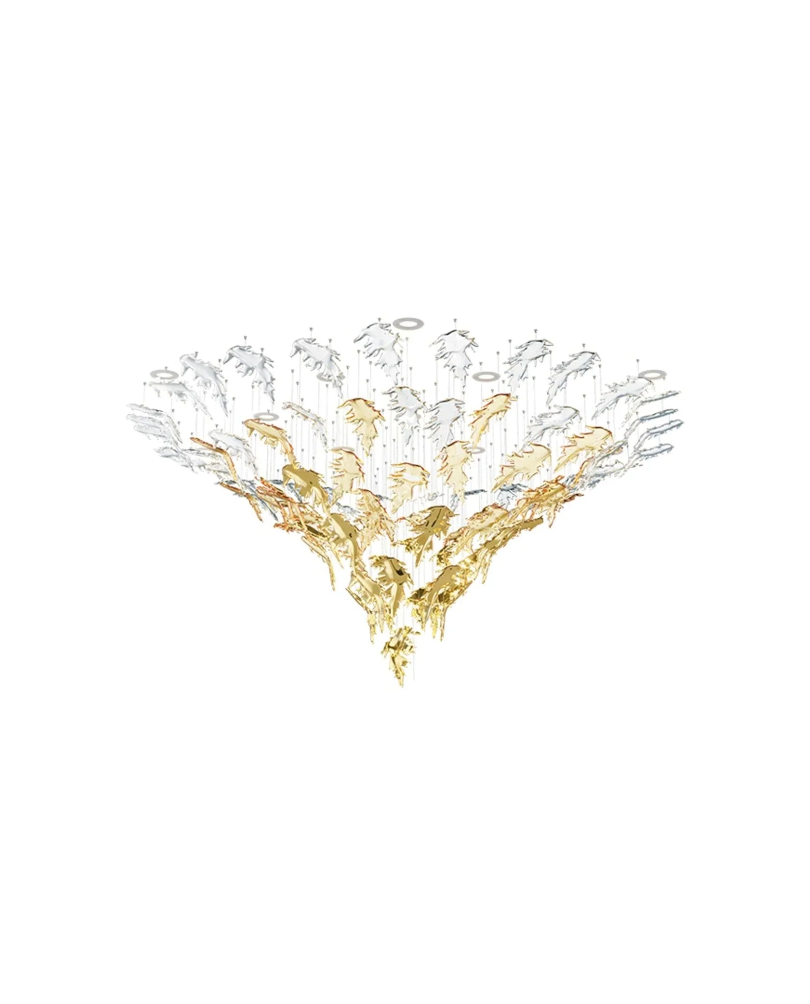 Flying Leaves Chandelier