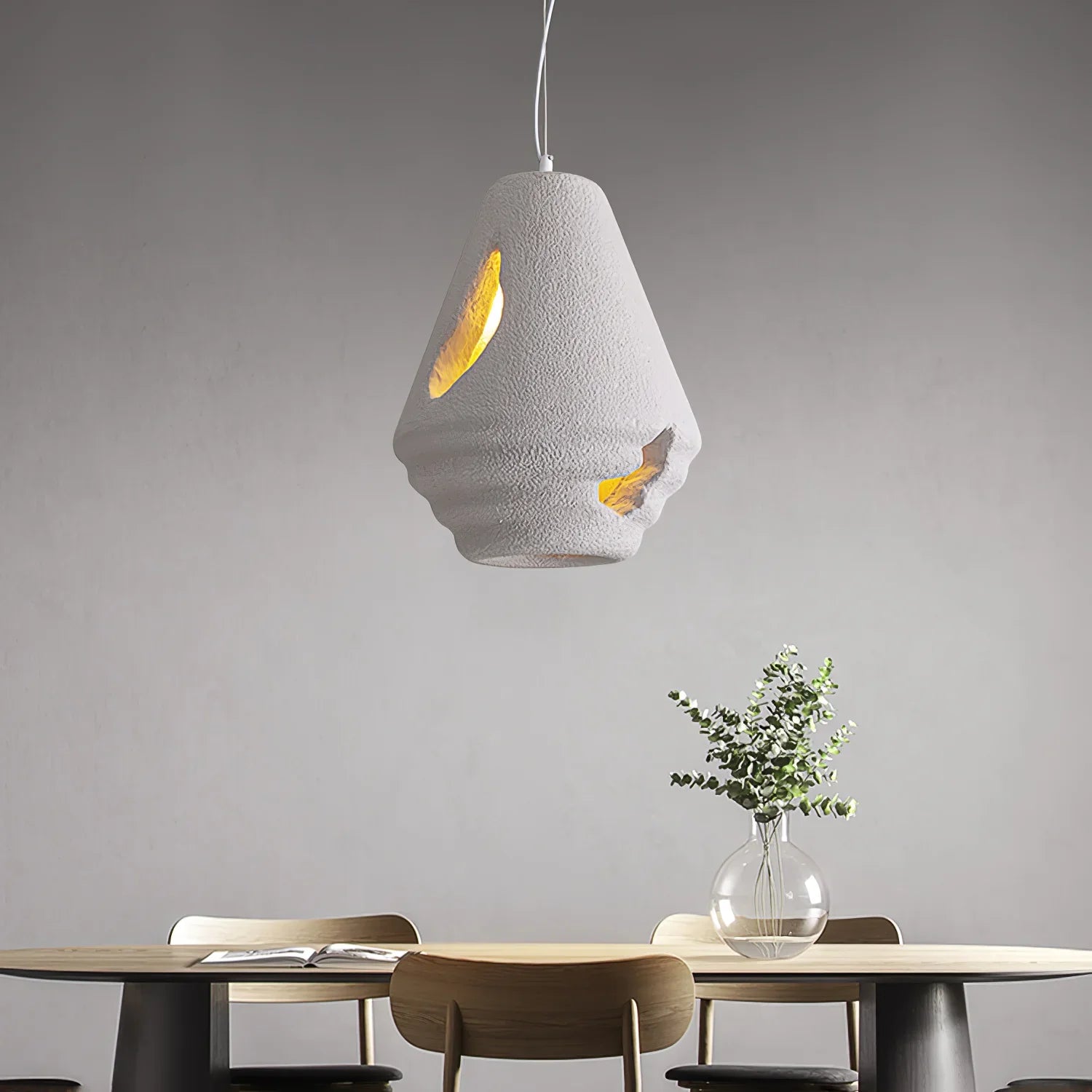 Wabi Sabi Resin Pendant Lamp