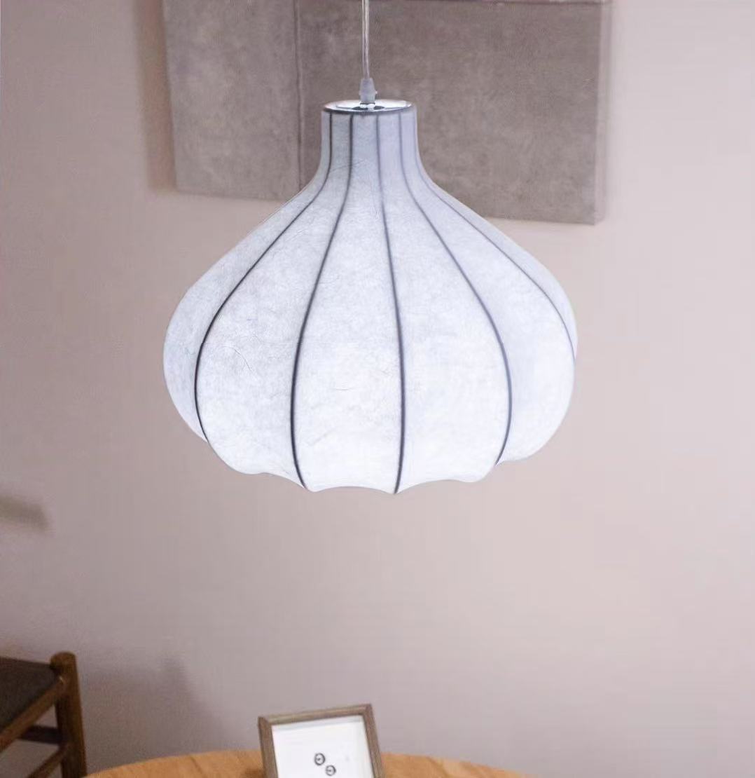 Onion Bubble Silk Pendant Lamp M434