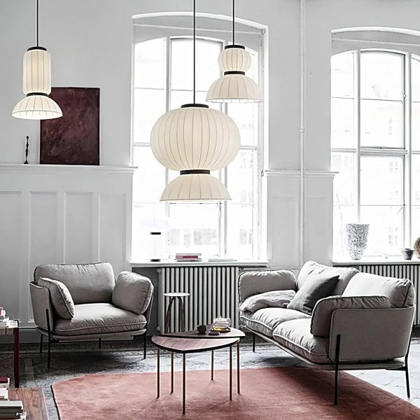 Mulberry Silk Lantern Pendant Light M433