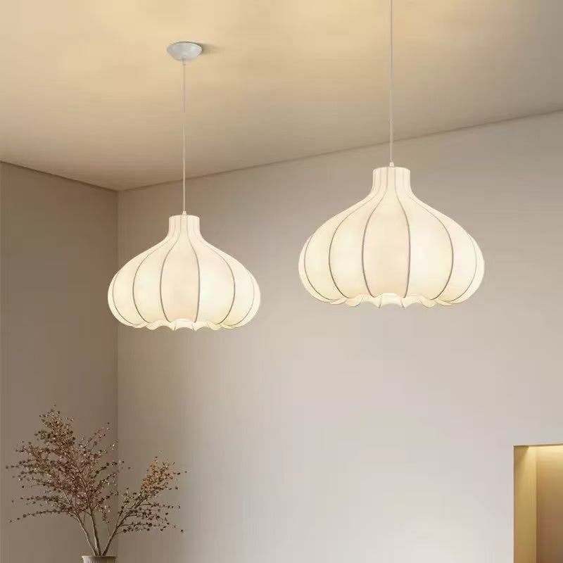 Onion Bubble Silk Pendant Lamp M434