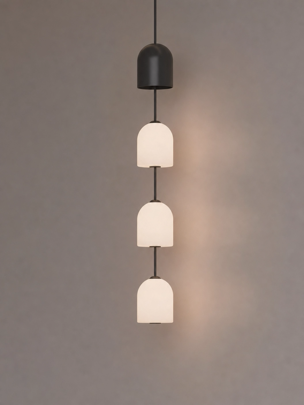 Perla Stacked Glass Pendant Light