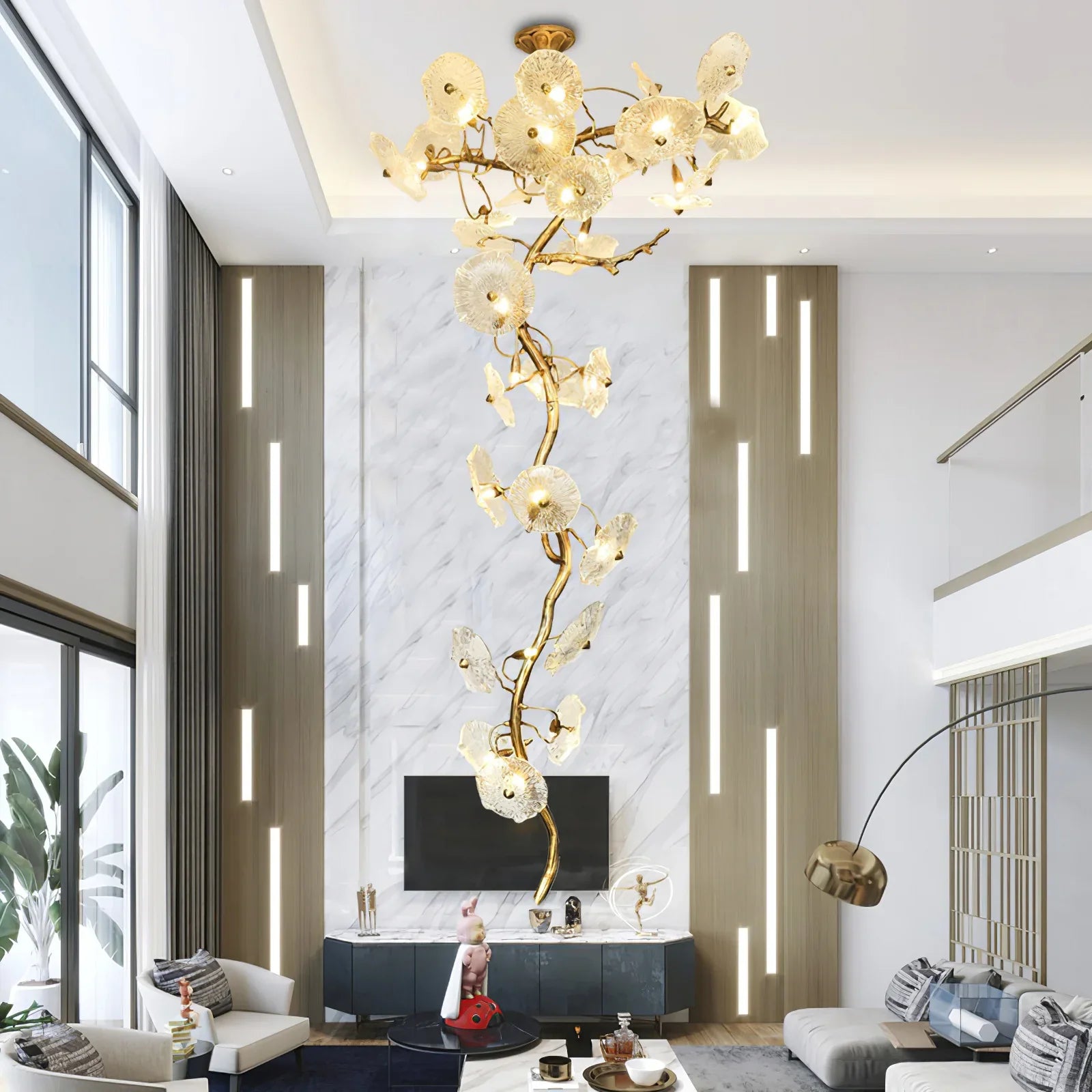 Nenufar Bonsai Chandelier