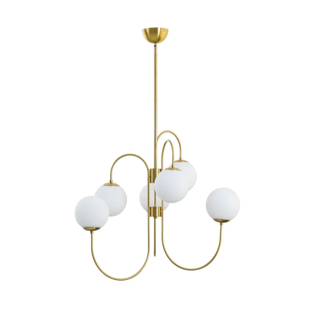 Gooseneck Chandelier dimensions specifications chart