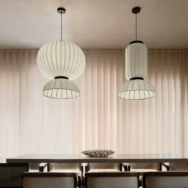 Mulberry Silk Lantern Pendant Light M433
