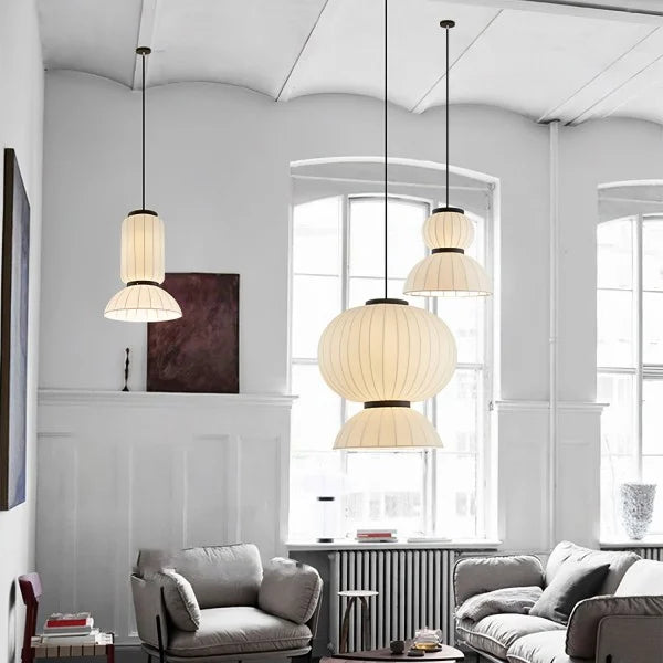 Mulberry Silk Lantern Pendant Light M433