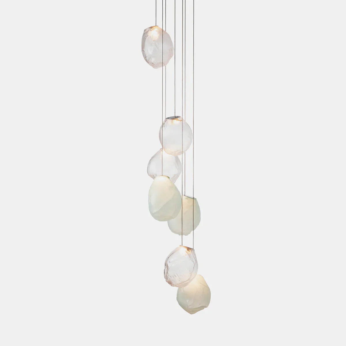 Liquid Glass Stone Pendant Light