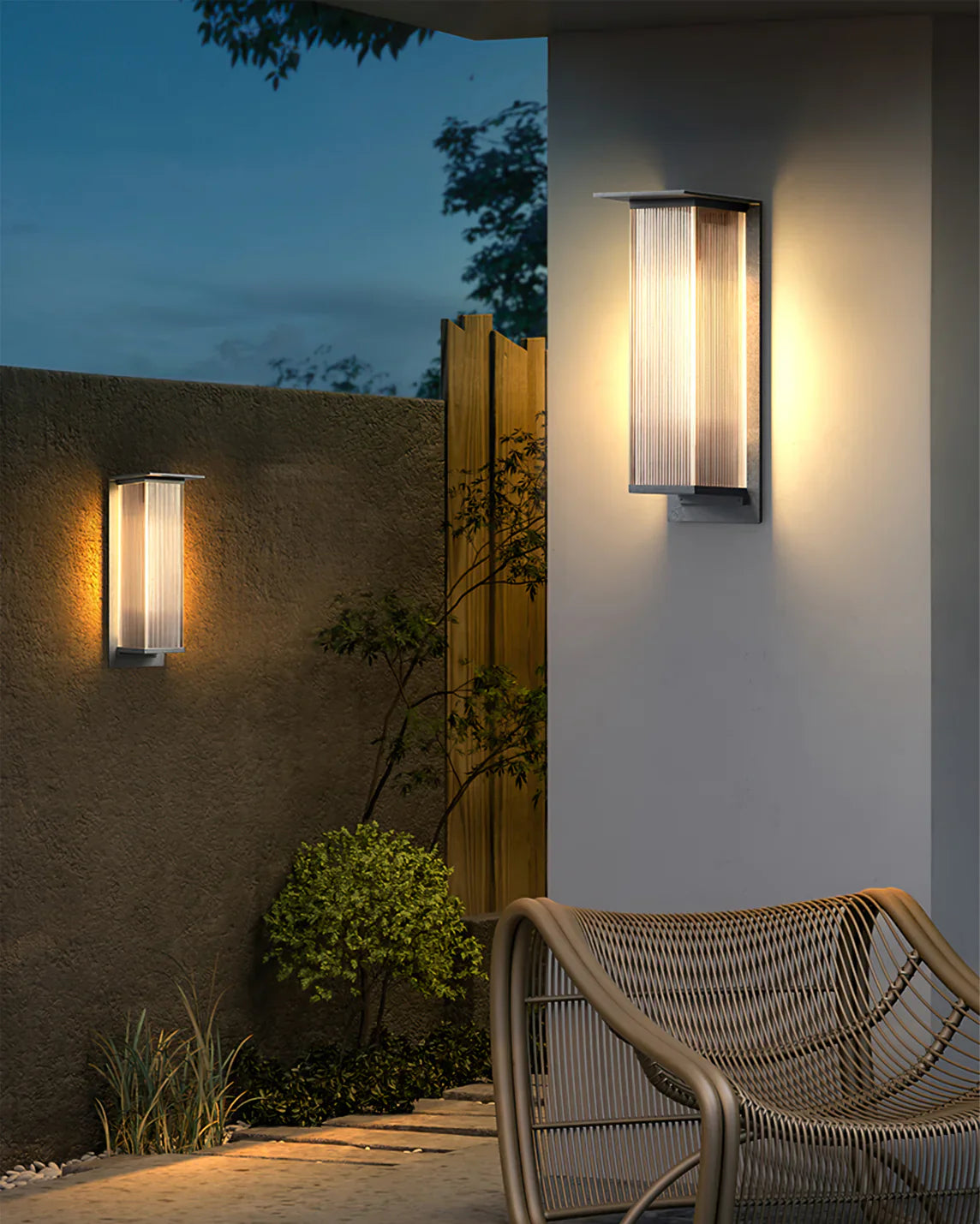 Oleron Box Outdoor Wall Light