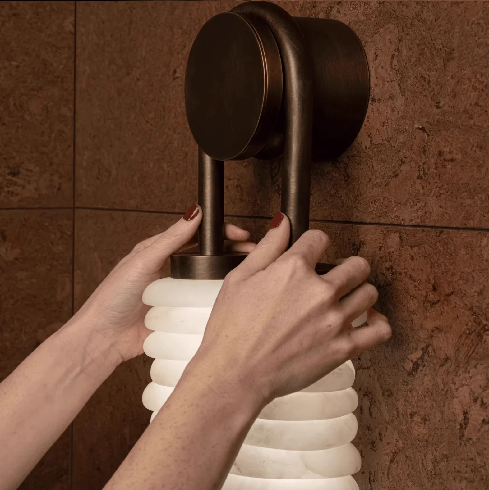 Alabaster Wall Sconce
