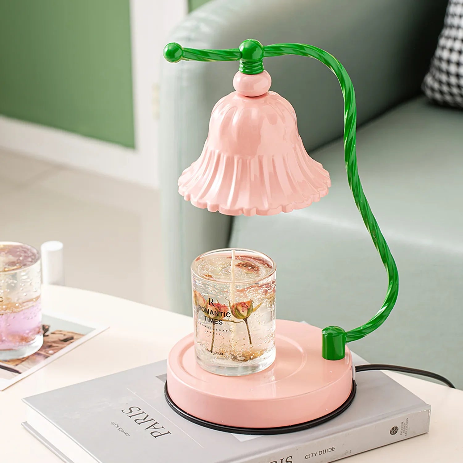 Pink Candle Warmer Lamp