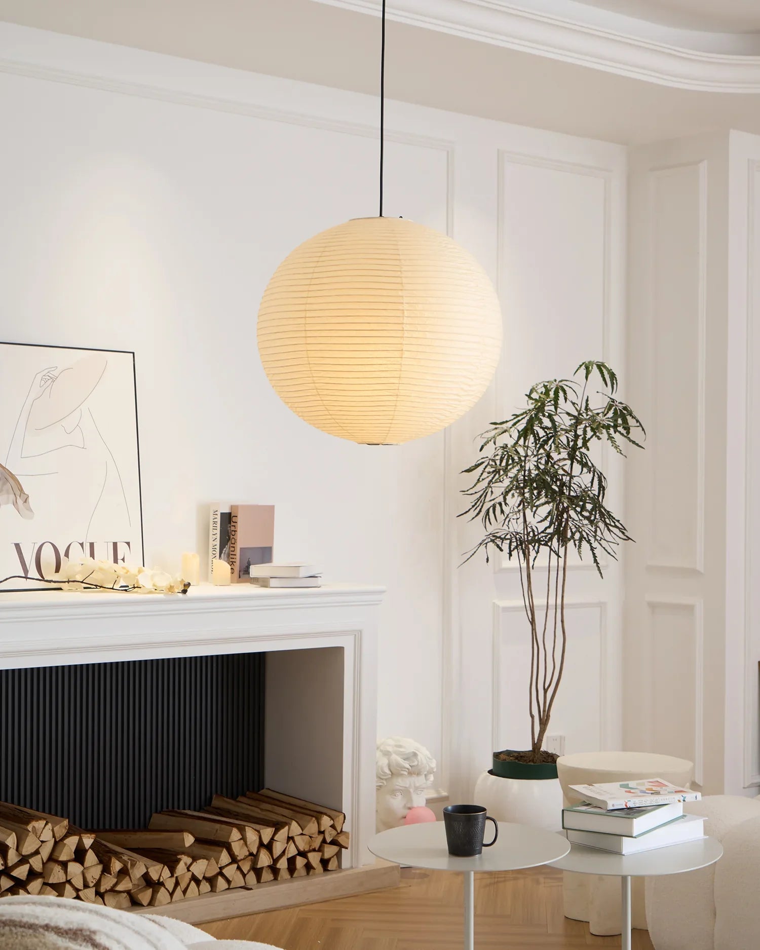 Washi Paper A Pendant Lamp