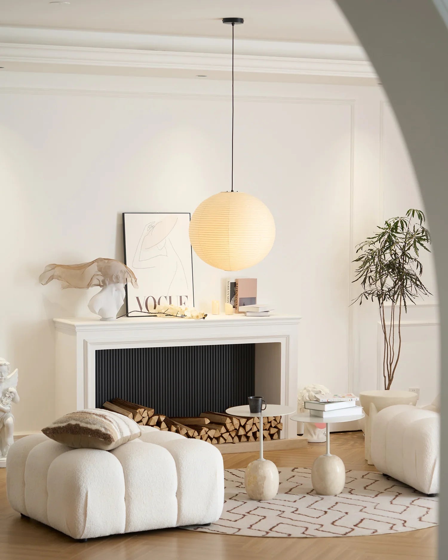 Washi Paper A Pendant Lamp