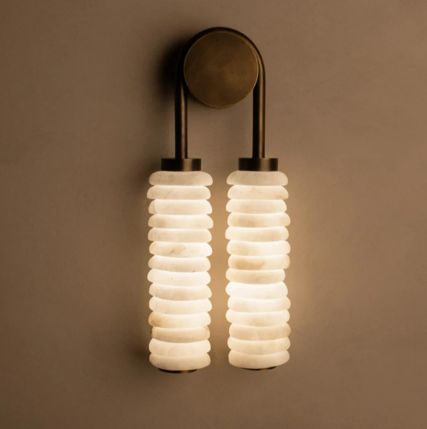Alabaster Wall Sconce