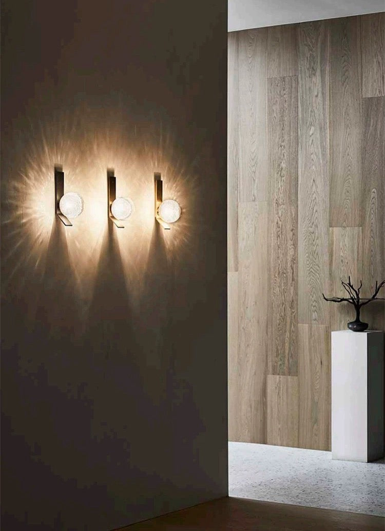 Bolla Bubble Glass Wall Sconce