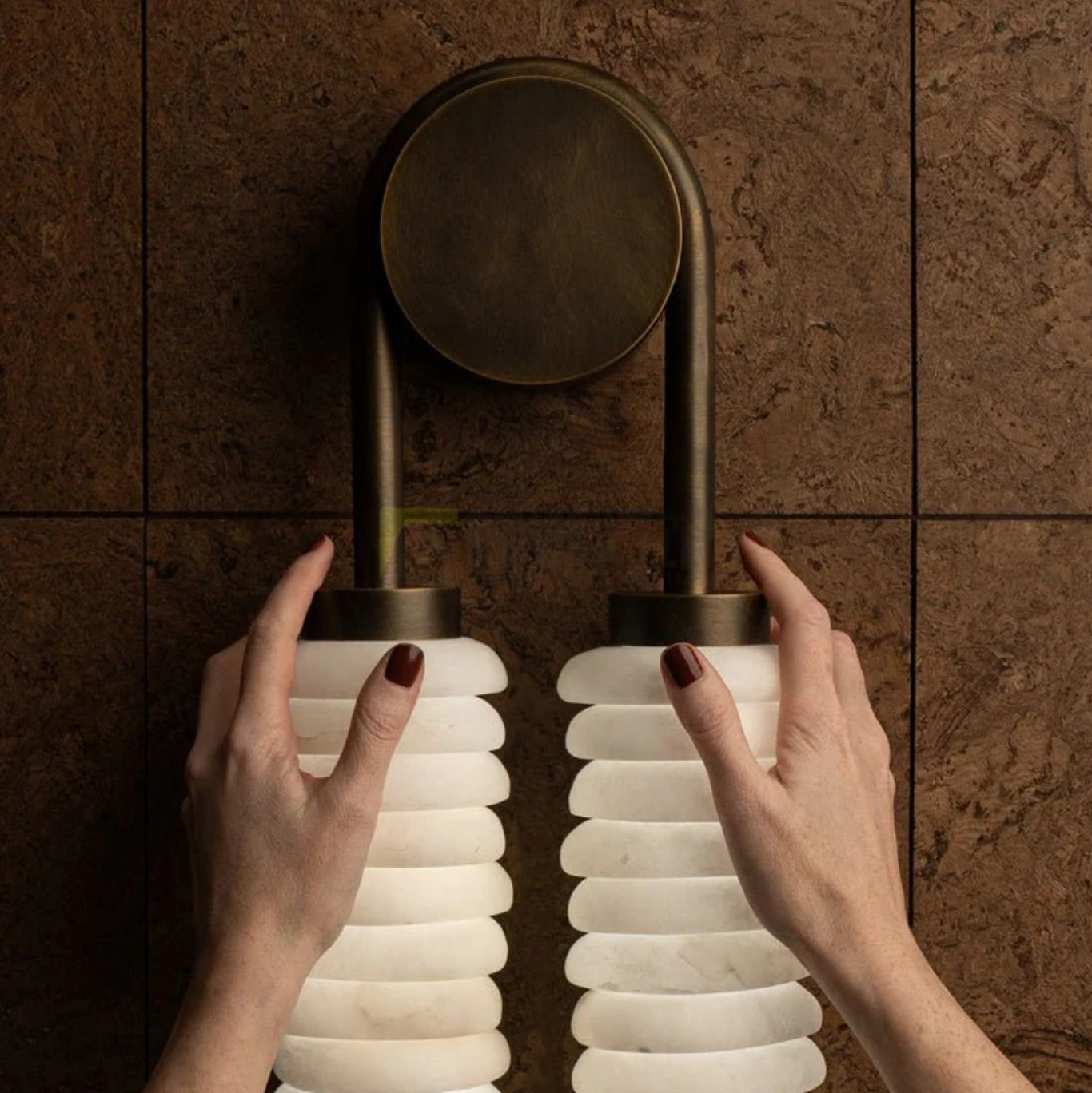 Alabaster Wall Sconce