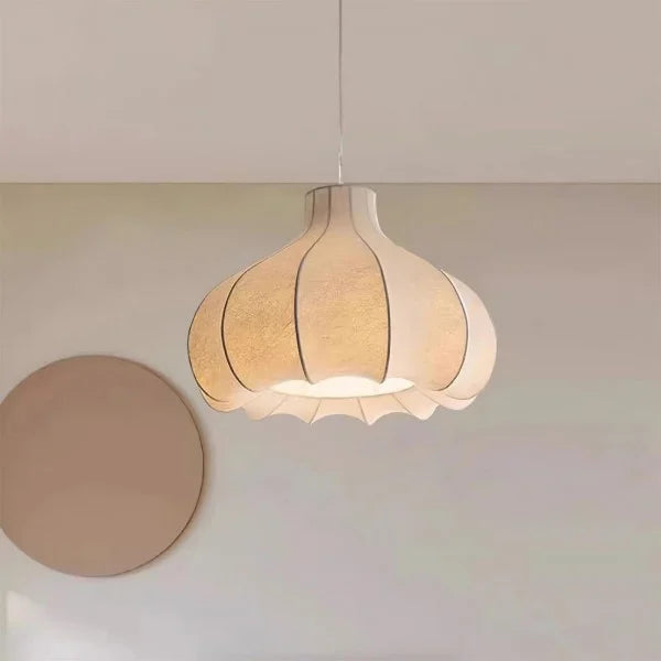 Onion Bubble Silk Pendant Lamp M434