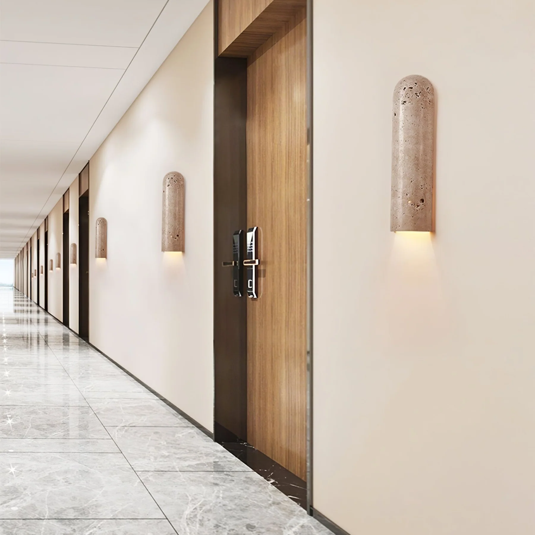 Lina Travertine Wall Light