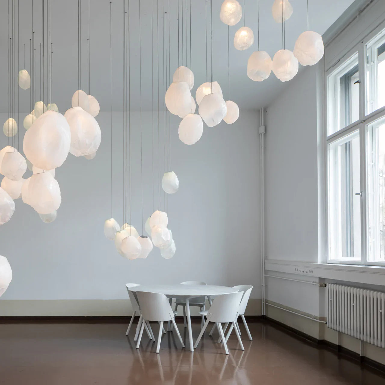 Liquid Glass Stone Pendant Light