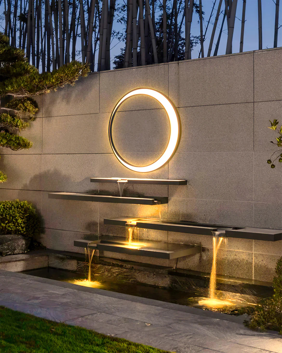Moon Outdoor Wall Light