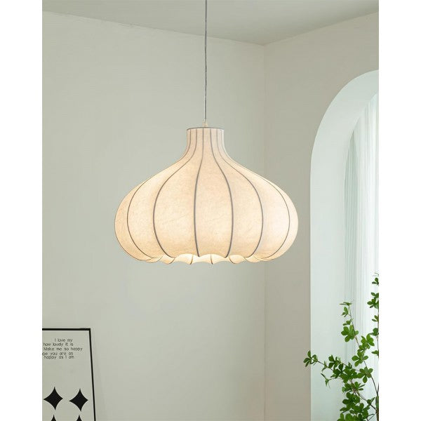 Onion Bubble Silk Pendant Lamp M434