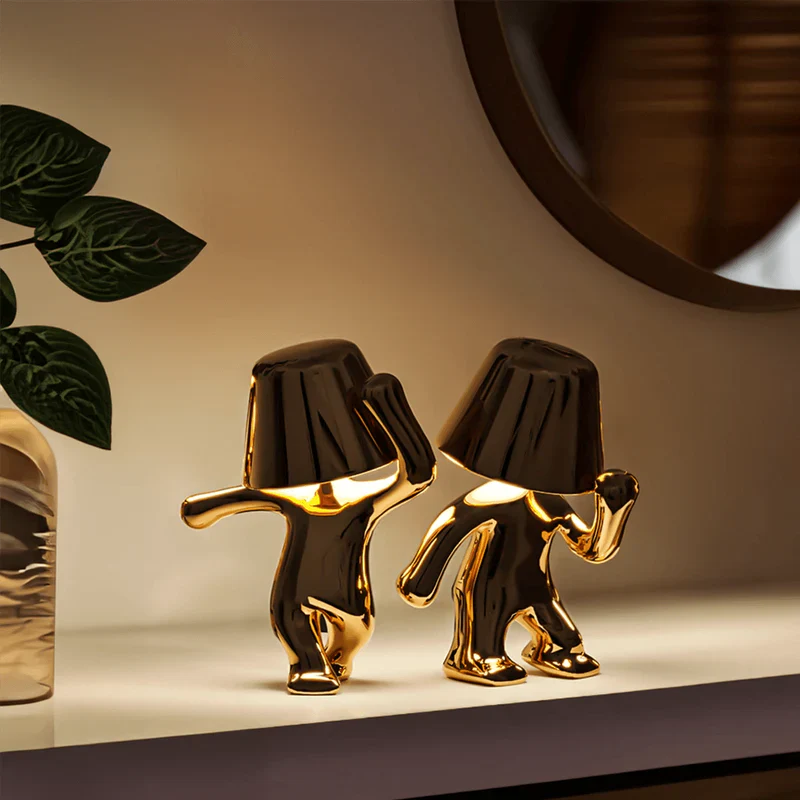 Golden Brother Lamp