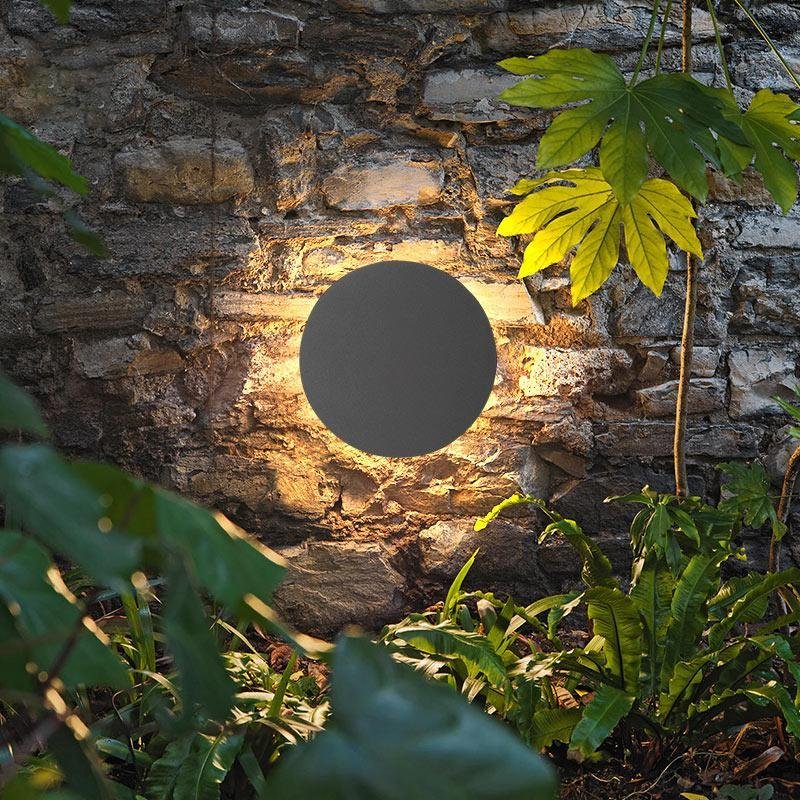 Backlit Wall Light Modern Waterproof Outdoor Light