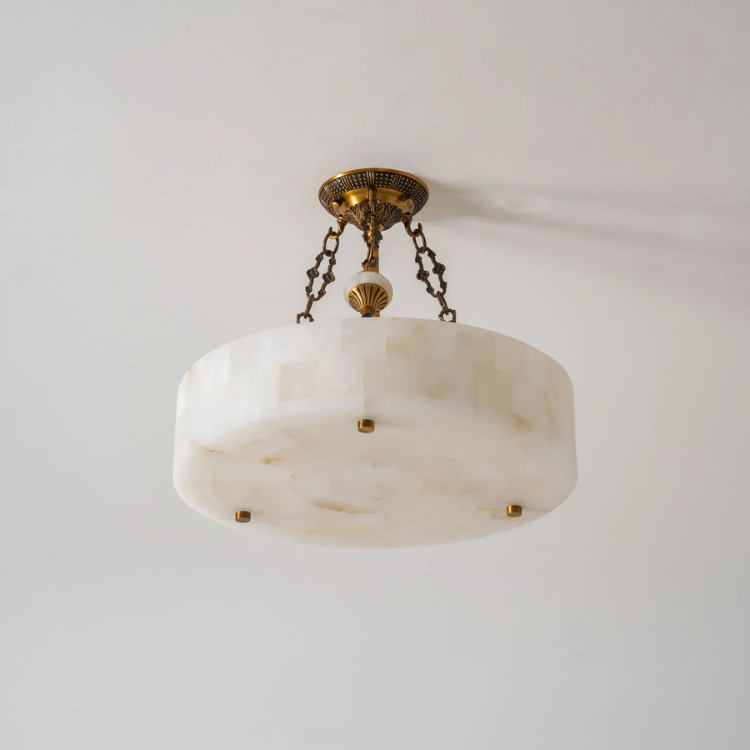 Luciana Alabaster Ceiling Light