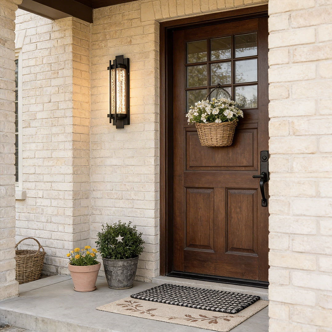 Modern Outdoor Sconce Lighting Waterproof Metal Light