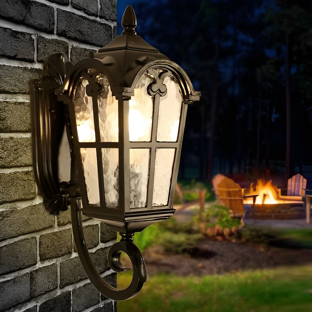 Outdoor Black Sconce European-Style Waterproof Lanterns